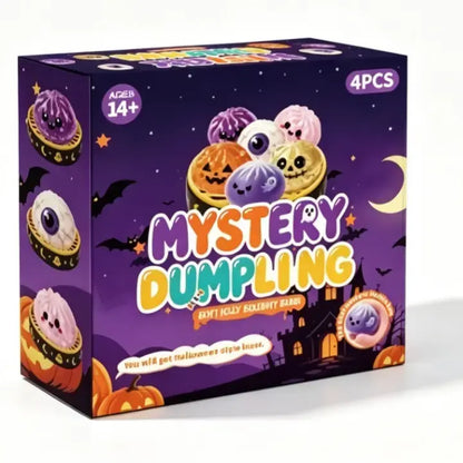 Cute Halloween Scary Ghost Maruko Squeeze Toy Set, Portable Stress-Relief Hand Squeeze Toys, Perfect Halloween Party Treat Bag Fillers and Holiday Gifts
